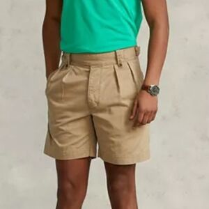 Polo Ralph Lauren Pleated Khaki Shorts Size 36